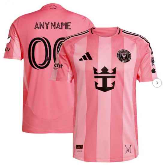 Men's Inter Miami CF adidas Light Pink 2025 Euforia Authentic Custom Jersey